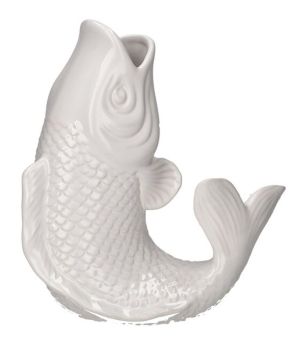 Gift Company Mamsell Koi Fisch Vase S weiß 