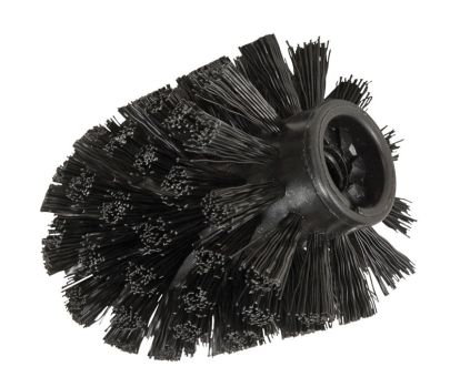 Wenko Ersatzbürste für WC-Garnituren mit Adapter 85 mm schwarz 