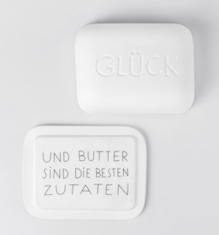 Räder Guten Morgen Butterdose Glück 14,5x11x5,5cm 