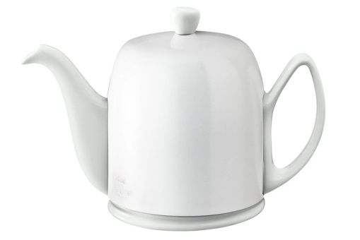 Guy Degrenne Teekanne 6 Tassen Salam Monochrome White 