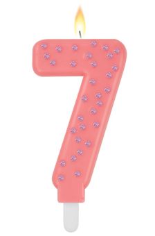 Legami Maxi-Kerze für Torte Pink 7 