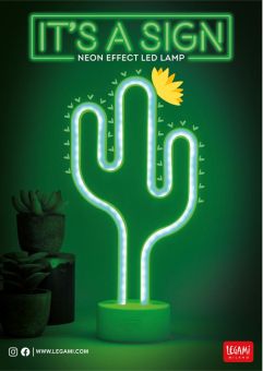 Legami LED-Lampe It's a sign Cactus Neon effect 