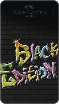 Faber-Castell Buntstifte Black Edition 12er Metalletui 