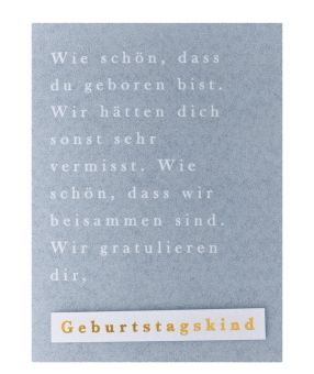 Räder Minikarte Geburtstagskind 