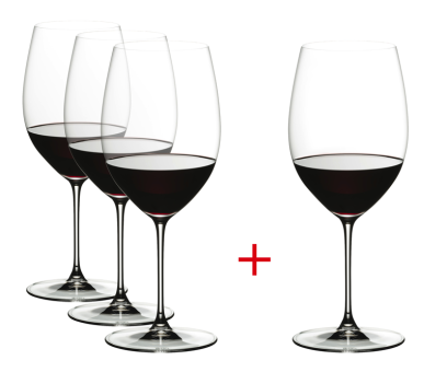 Riedel Veritas Cabernet/Merlot Pay 3 Get 4 