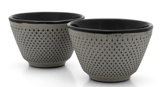 Bredemeijer Teebecher Jang Gusseisen betongrau 2er-Set 