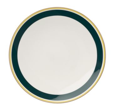 Dibbern Capri Teller 28 cm Dunkelgrün / Gelb 
