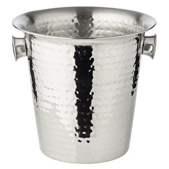Edzard Champagner Kühler Joey außen gehämmert Ø 21 cm 