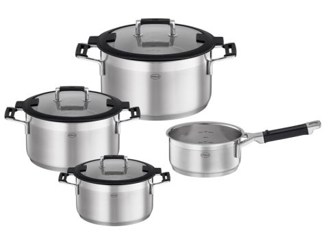Rösle Topfset 4-tlg. Silence Pro Edelstahl 