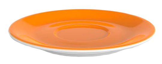 Dibbern Solid Color Orange Kaffee Untertasse 