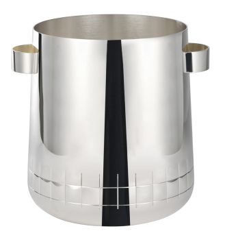 Christofle Champagnekühler Graphik Versilberte 