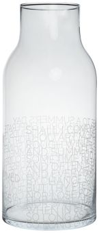 Räder Living Glasvase Shakespeare Summer'S Day,Ø 22,5 cm H 50 cm 