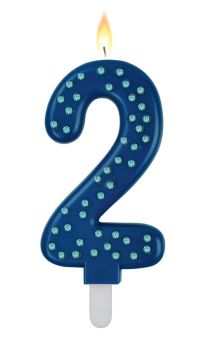 Legami Maxi-Kerze für Torte Blue 2 