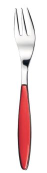 Guzzini Feeling Kuchengabel rot transparent 15,5 cm 