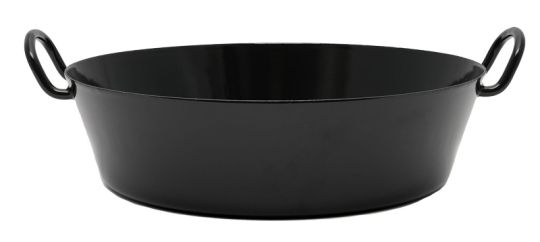 Riess Schnitzelpfanne 28cm Schwarzemail 