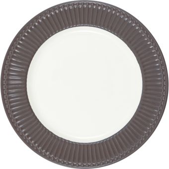 Greengate Speiseteller 26,5 cm Alice dark chocolate 
