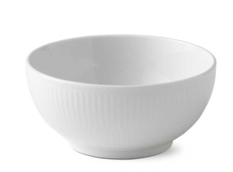 Royal Copenhagen White Fluted Shale 13 cm 