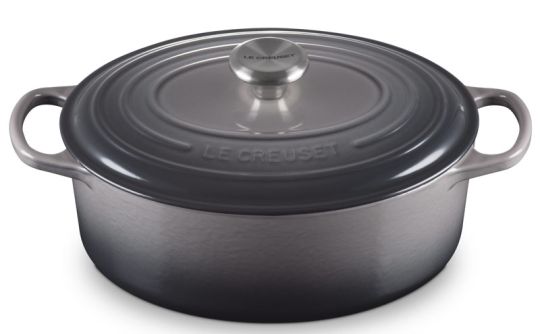 Le Creuset Bräter Rund Signature 24 cm Flint 