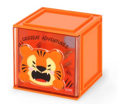 Legami Schreibtisch-Organizer Cutie Cube Tiger 