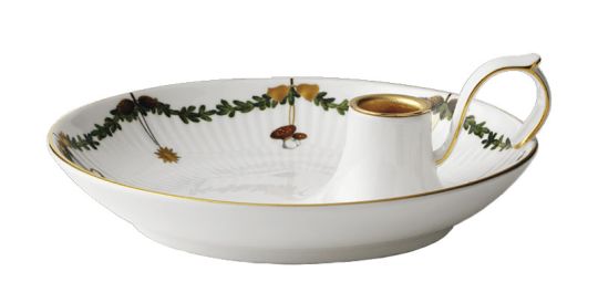 Royal Copenhagen Starfluted Christmas Kerzenhalter mit Griff 
