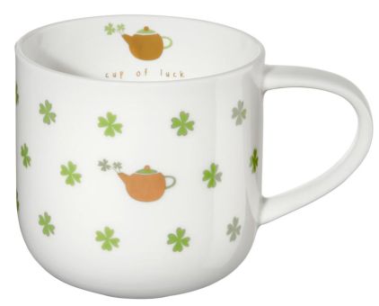 ASA Selection Coppa Henkelbecher Cup Of Luck L 9,2 cm B 9,2 cm H 9,5 cm 